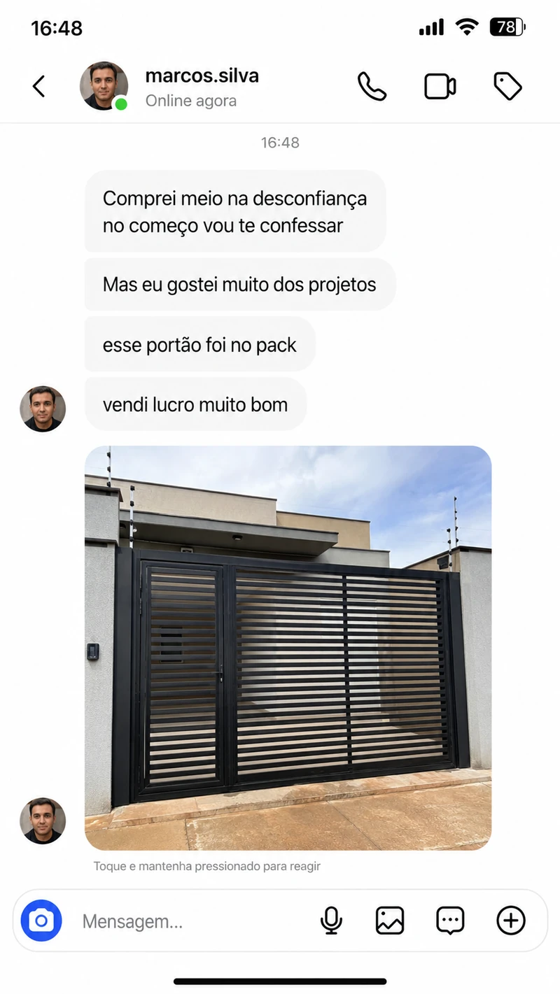 Depoimento de cliente